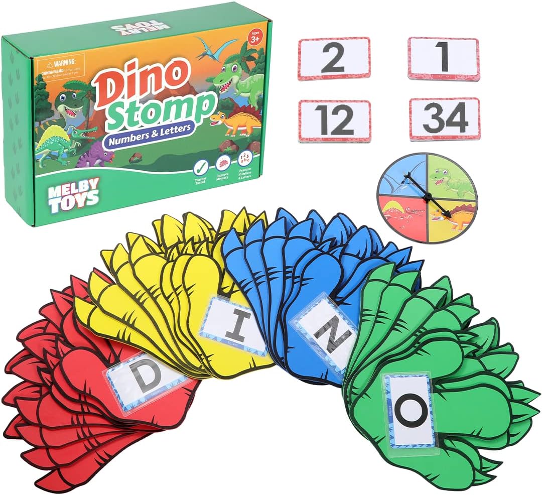 Dino Stomp - Letters and Numbers