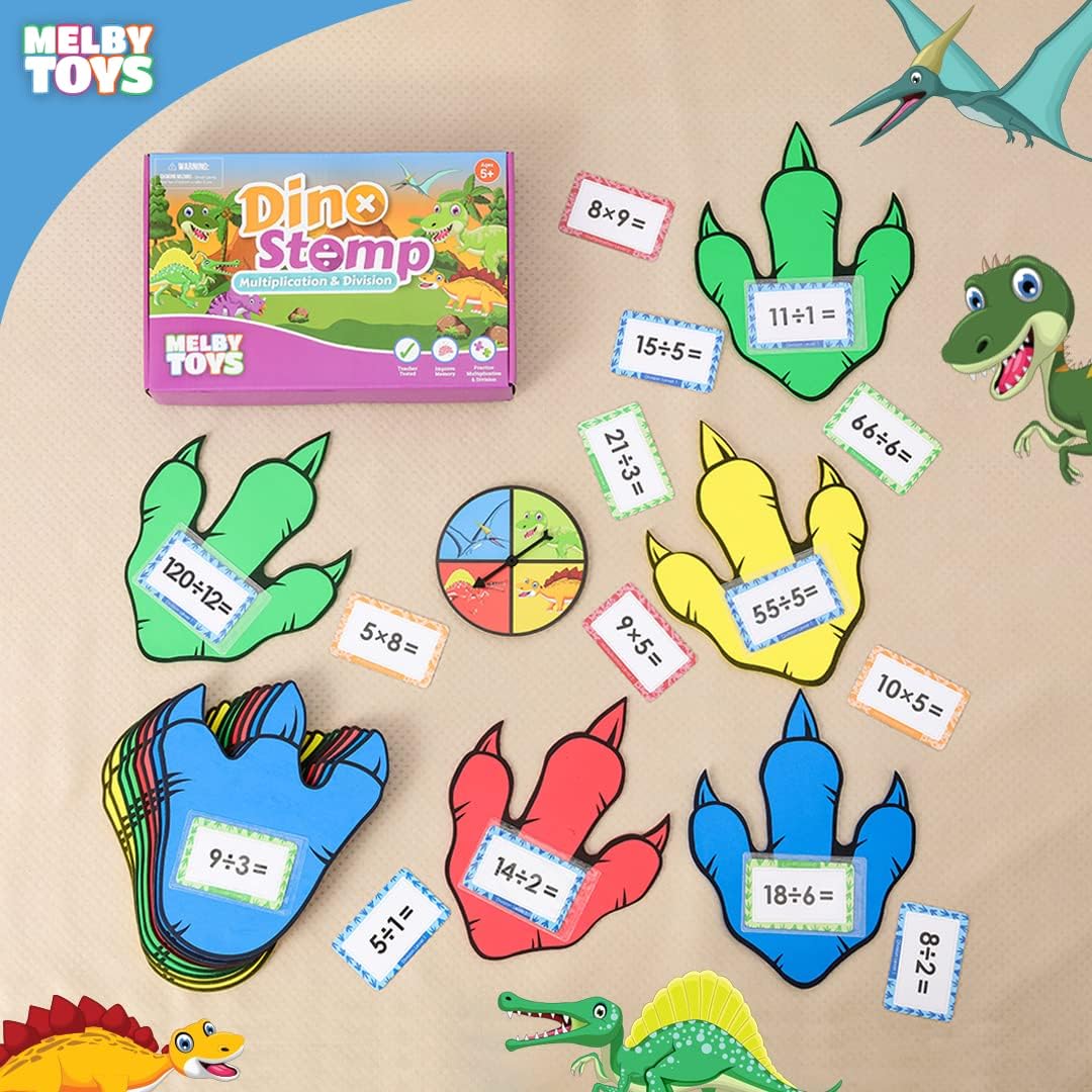 Dino Stomp - Multiplication and Division