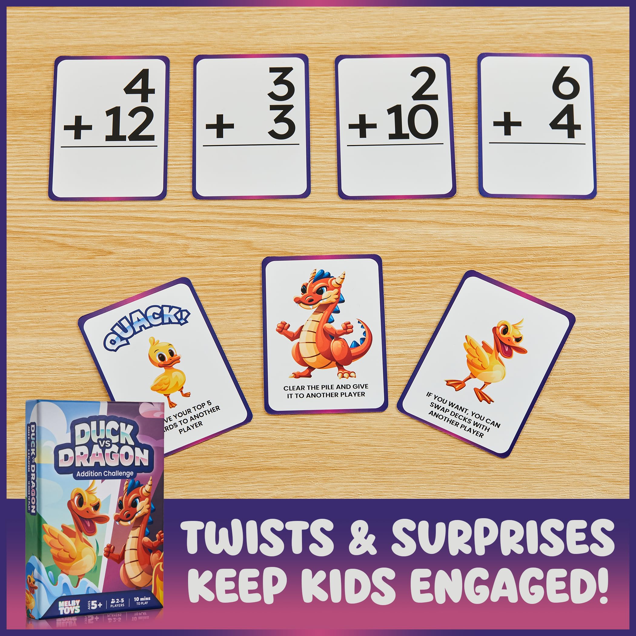 Ducks vs Dragon Addition Game