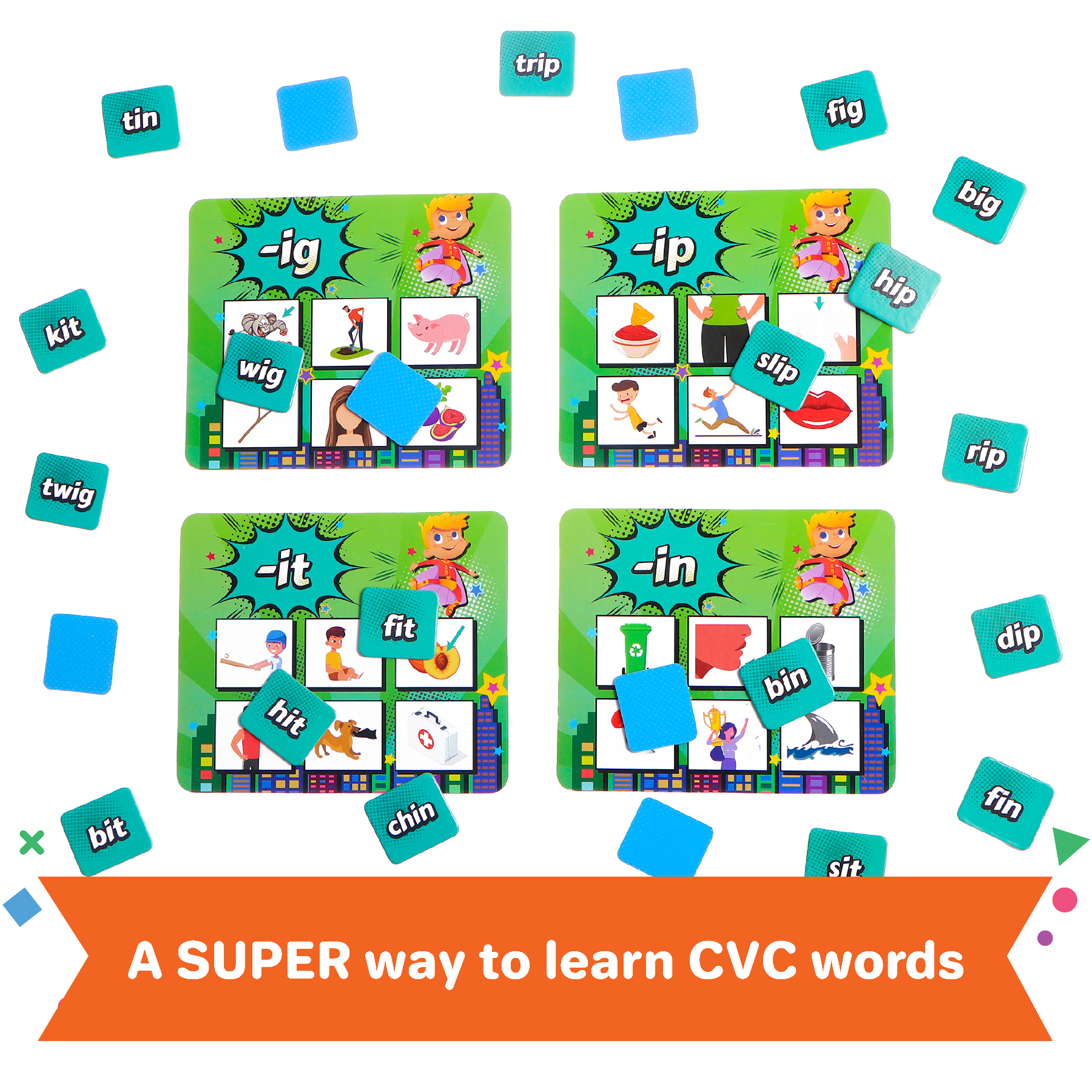 Super Words - Word Family Game