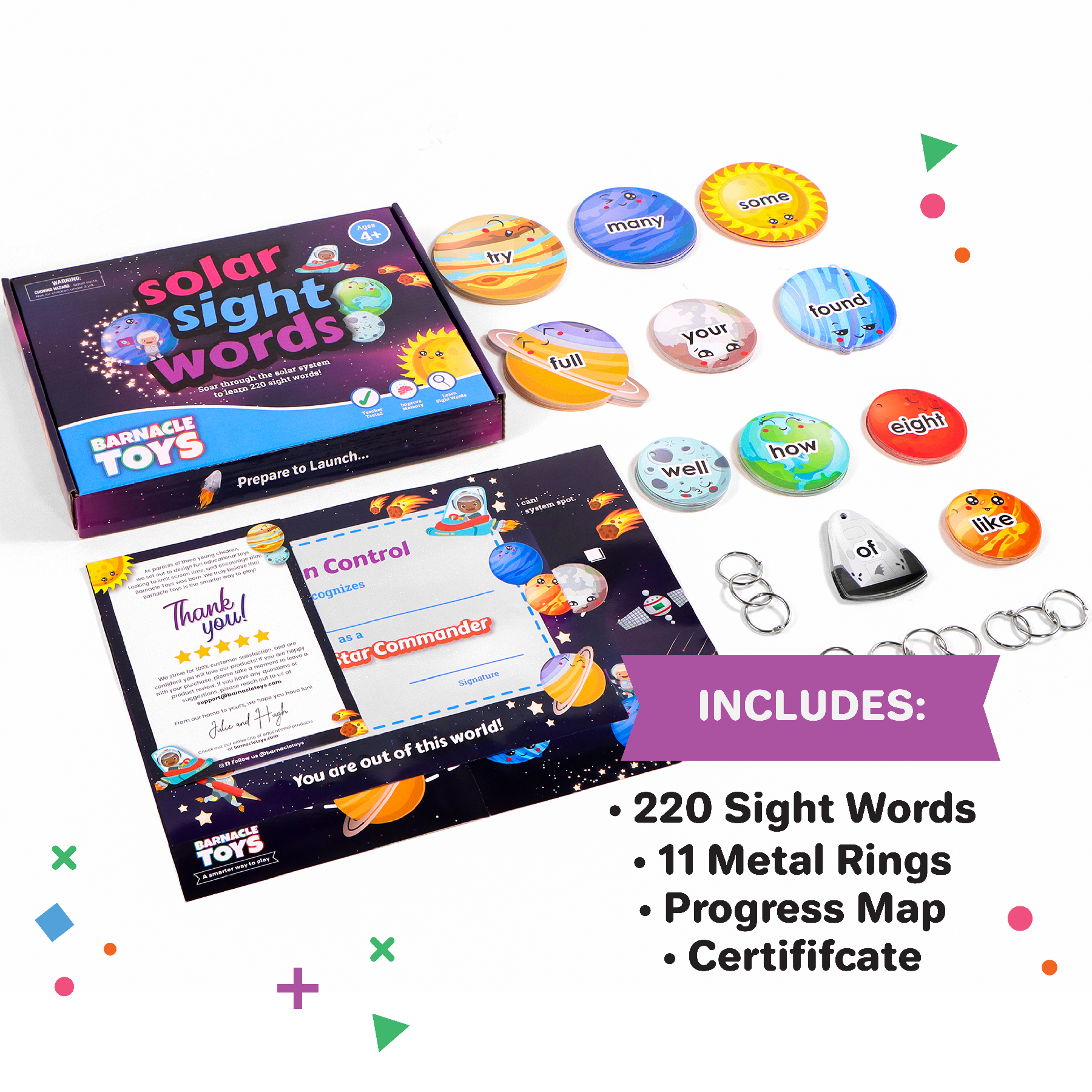 Solar Sight Words