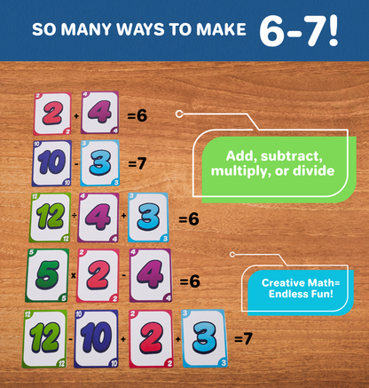 Six Seven – The Hilarious 6-7 Math Card Game for Kids &amp; Families