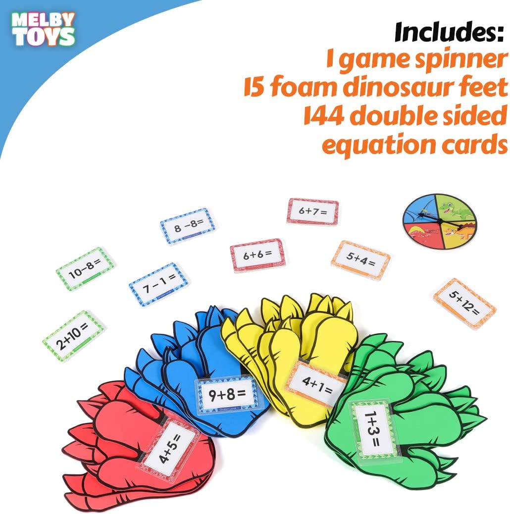 Dino Stomp - Addition and Subtraction