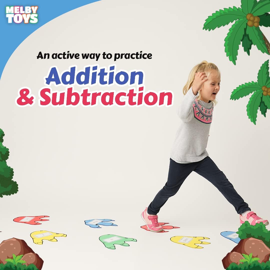 Dino Stomp - Addition and Subtraction