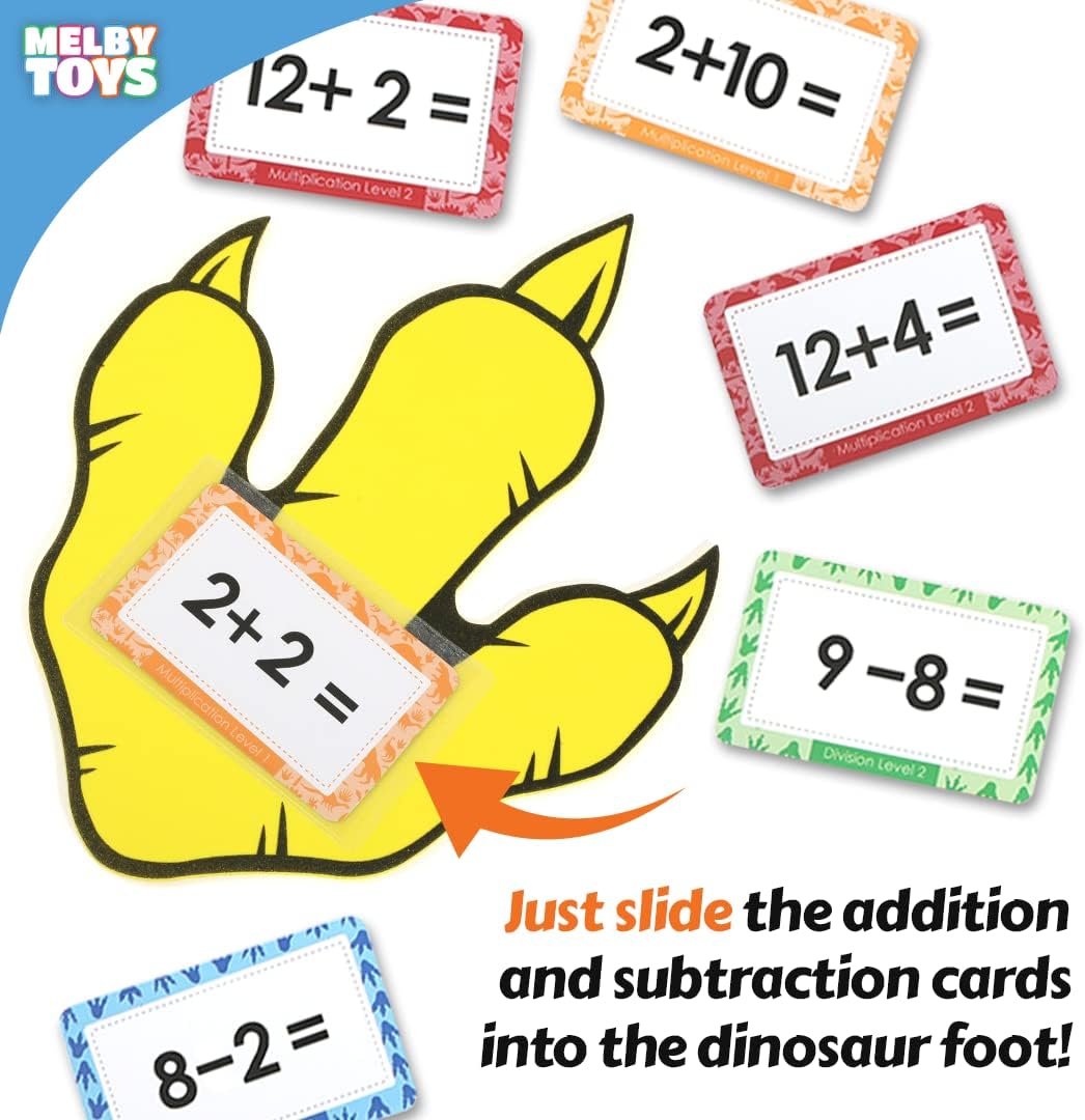 Dino Stomp - Addition and Subtraction