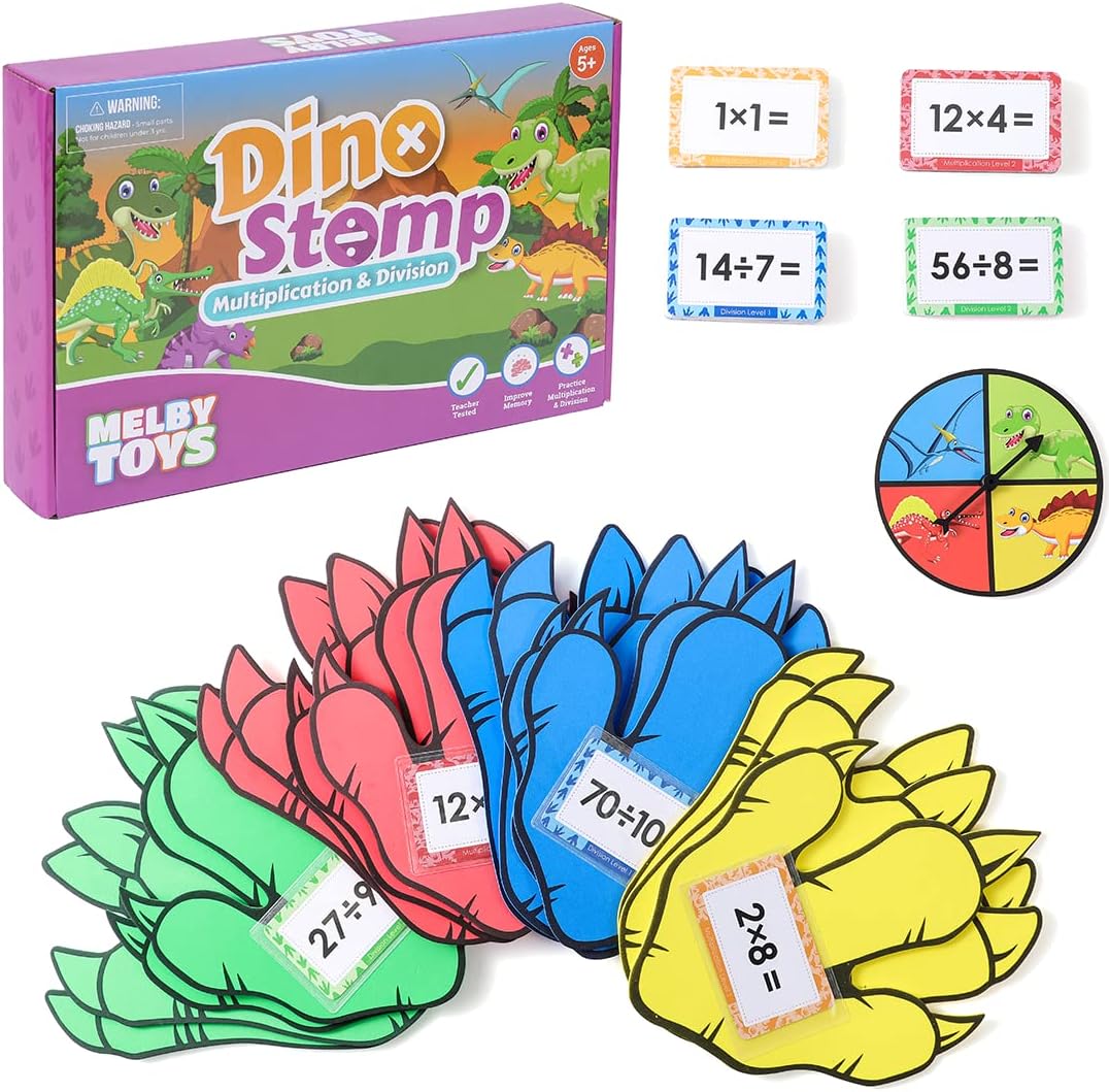 Dino Stomp - Multiplication and Division