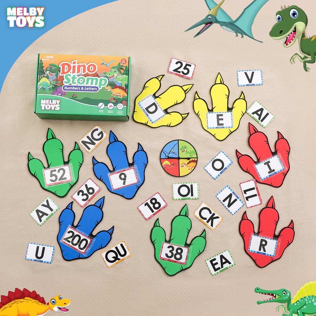 Dino Stomp - Letters and Numbers