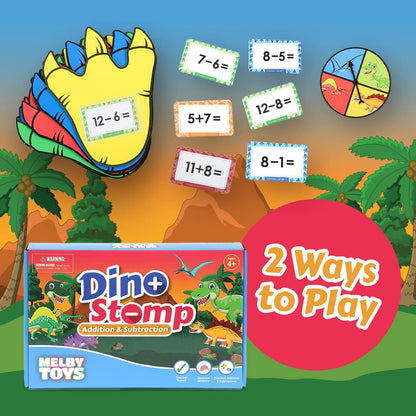 Dino Stomp - Addition and Subtraction