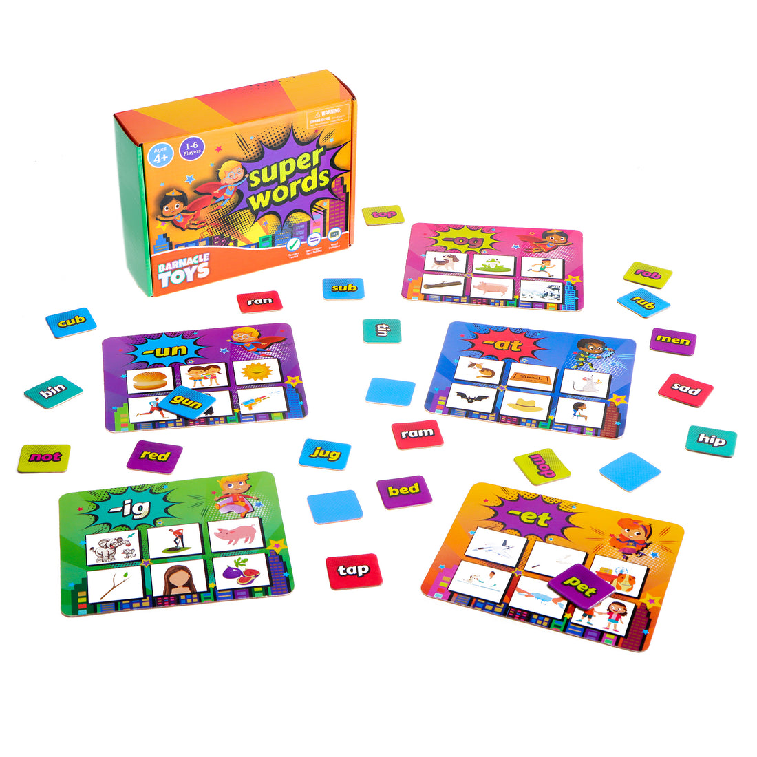 Super Words - Word Family Game
